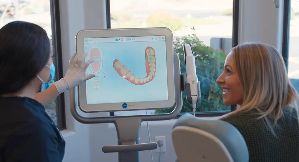 Orthodontic consultation with digital smile scan in Prescott AZ