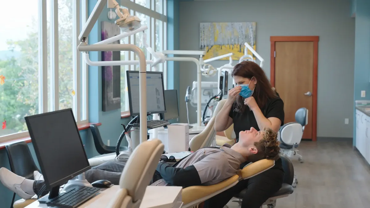 Patient preparing for orthodontic treatment at Orthodontics Office Prescott AZ